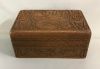 Arts & Crafts Carved Mahogany Box