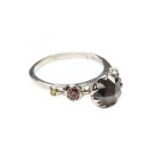 Audrius Krulis Dark Brown Diamond Ring