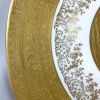 Bavarian Acid Etched Gold Service Plates, Germany, Mid 20th Century