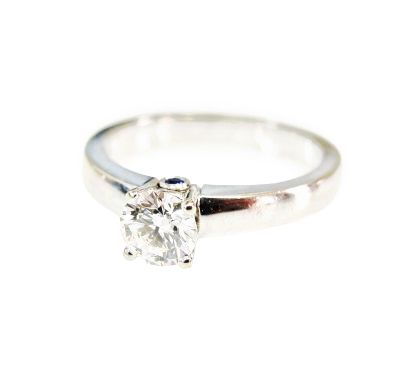 Birks Vintage .51ct Diamond and Sapphire 18kt Ring