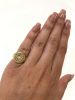 Birks Figural Gold Signet Ring in 10kt Yellow Gold