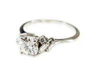 Birks Vintage Diamond Engagement Ring