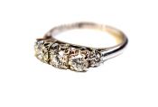Birks Vintage .68ct Diamond 18kt Ring