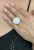 Birks Vintage White Onyx and Diamond Ring