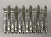 Birks Louis XV Sterling Silver Fish Service For 6