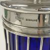 Birks Sterling Silver And Cobalt Blue Glass Sugar Castors, circa 1920