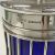 Birks Sterling Silver And Cobalt Blue Glass Sugar Castors, circa 1920