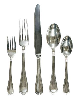 Sterling Silver Flatware - Georgian Plain By Birks