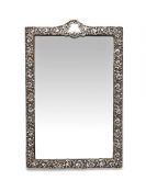 Edwardian Sterling Silver Framed Mirror