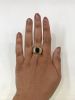 Black Onyx Solitaire Ring