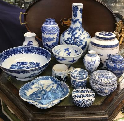 Blue and White Ceramics Collection