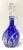 Bohemian Coloured Crystal Decanter and Long Crystal Liqueur Glasses