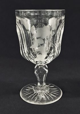 Bohemian Crystal Goblet