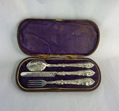 Boxed English Silver Youth Set