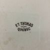 Britannia Pottery Antique Brown Transfer Ware Platter
