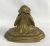Bronze Horse Tack Form Inkwell