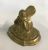 Bronze Horse Tack Form Inkwell