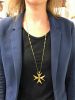 Byzantine Filigree Cross in 14k Yellow Gold