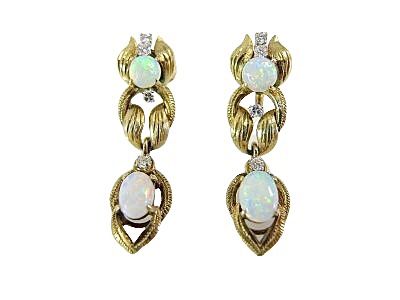 Opal Earrings