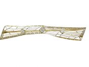 Edwardian .38ct Diamond 14kt and Platinum Brooch
