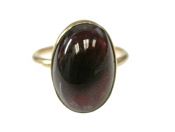 Vintage Cabochon Garnet Ring