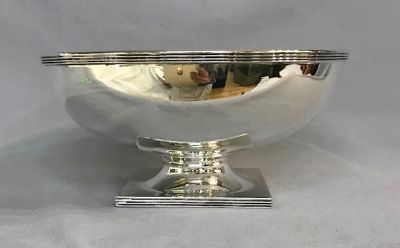 Canadian Art Deco Sterling Silver Pedestal Bowl