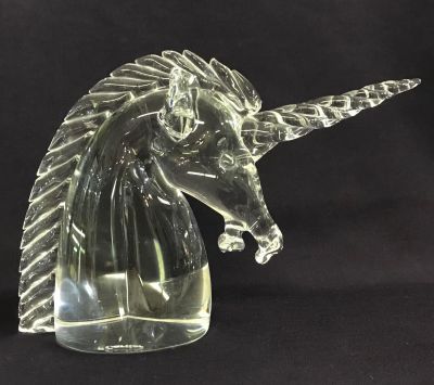 Cartier Crystal Unicorn Paperweight