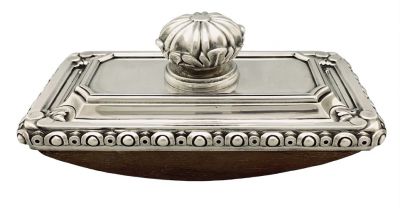 Cartier Silver Ink Blotter, circa 1920
