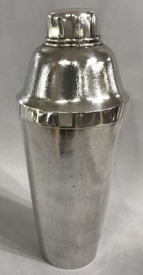 Chinese Export Sterling Silver Cocktail Shaker