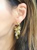 Modern 4.55ct Citrine and Diamond 18kt Earrings