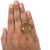 Vintage 19.52ct Citrine Intaglio 14kt Ring