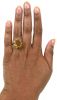 Vintage Citrine Solitaire Ring