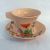 Clarice Cliff Hand Painted Bizarre Damask Rose Cup & Saucer