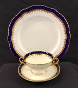 Coalport “Spearpoint Cobalt” Dinnerware Pattern #866