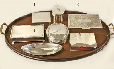 Collection of Silver Plate Boxes