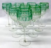 Coloured Crystal Wine Glasses