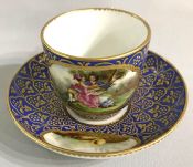 Continental Porcelain Cup & Saucer