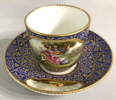 Continental Porcelain Cup & Saucer