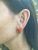 Vintage 11.10ct Coral 14kt Earrings
