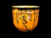 Crown Ducal Orange Lustre Jardinière