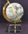 Crystal Globe On Brass Frame