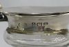Cut Glass & Sterling Silver Water Jug For Whiskey