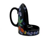 Czech Art Pottery Chamber Stick