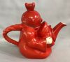 Czechoslovakia Figural Porcelain Teapot