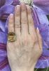 Vintage 23.54ct Citrine Solitaire 10kt Ring