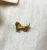 Dachshund Diamond and Gold Brooch