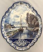 Delft Plaque, 19th Century