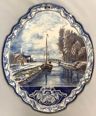 Delft Plaque, 19th Century