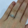 Vintage .65ct Diamond Engagement Ring in 14kt White Gold