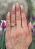 Vintage .90ct Diamond Engagement Platinum Ring